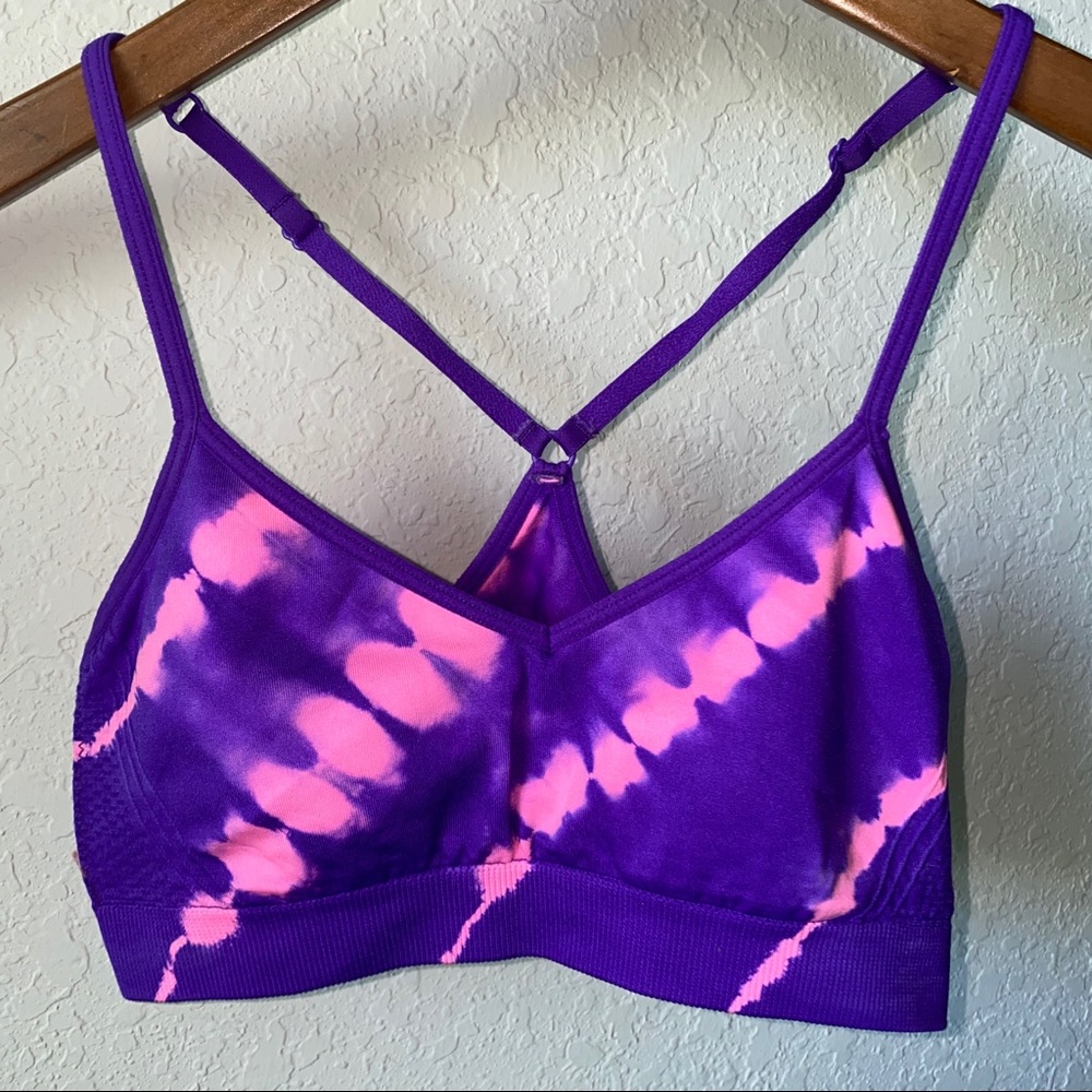 VS Pink - sports bra, purple pink, size small